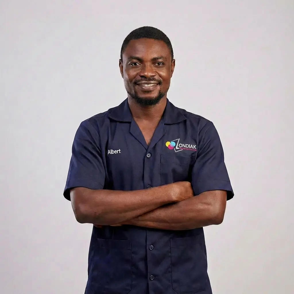 Londiak Africa Staff Standing With a Folded Arms