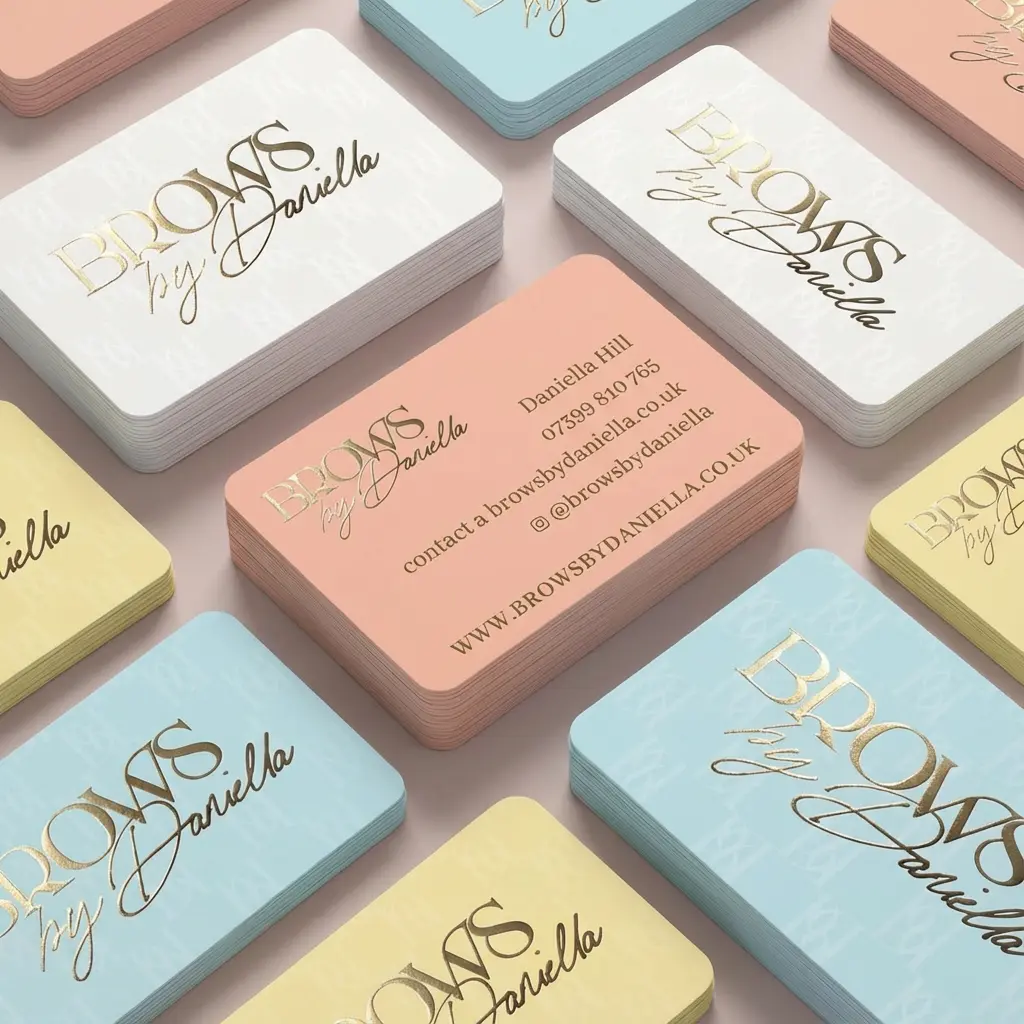 Brows by Daniella - Custom Made Business Cards