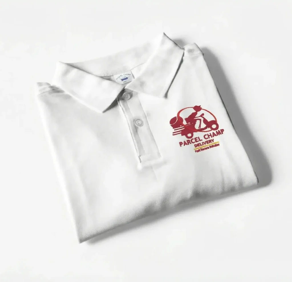 Parcel Champ Delivery - Folded Embroided T-shirt