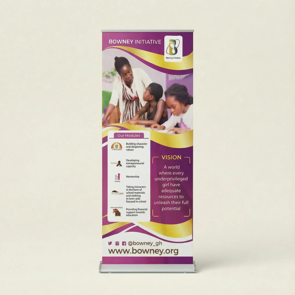 Bowney Initiative - Pull up Banner